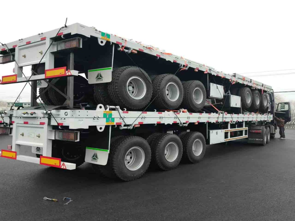 DeRun 3 Axles Fence pol prikolica bo odposlana v Etiopijo