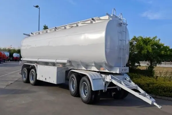 DeRun 4 Axle Oil Tank Tracter prikolica bo poslana v Ekvador