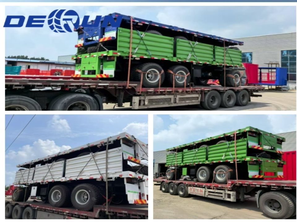 Derun Six Unit Fence Cargo Full Trailer so bili uradno odposlani v pristanišče