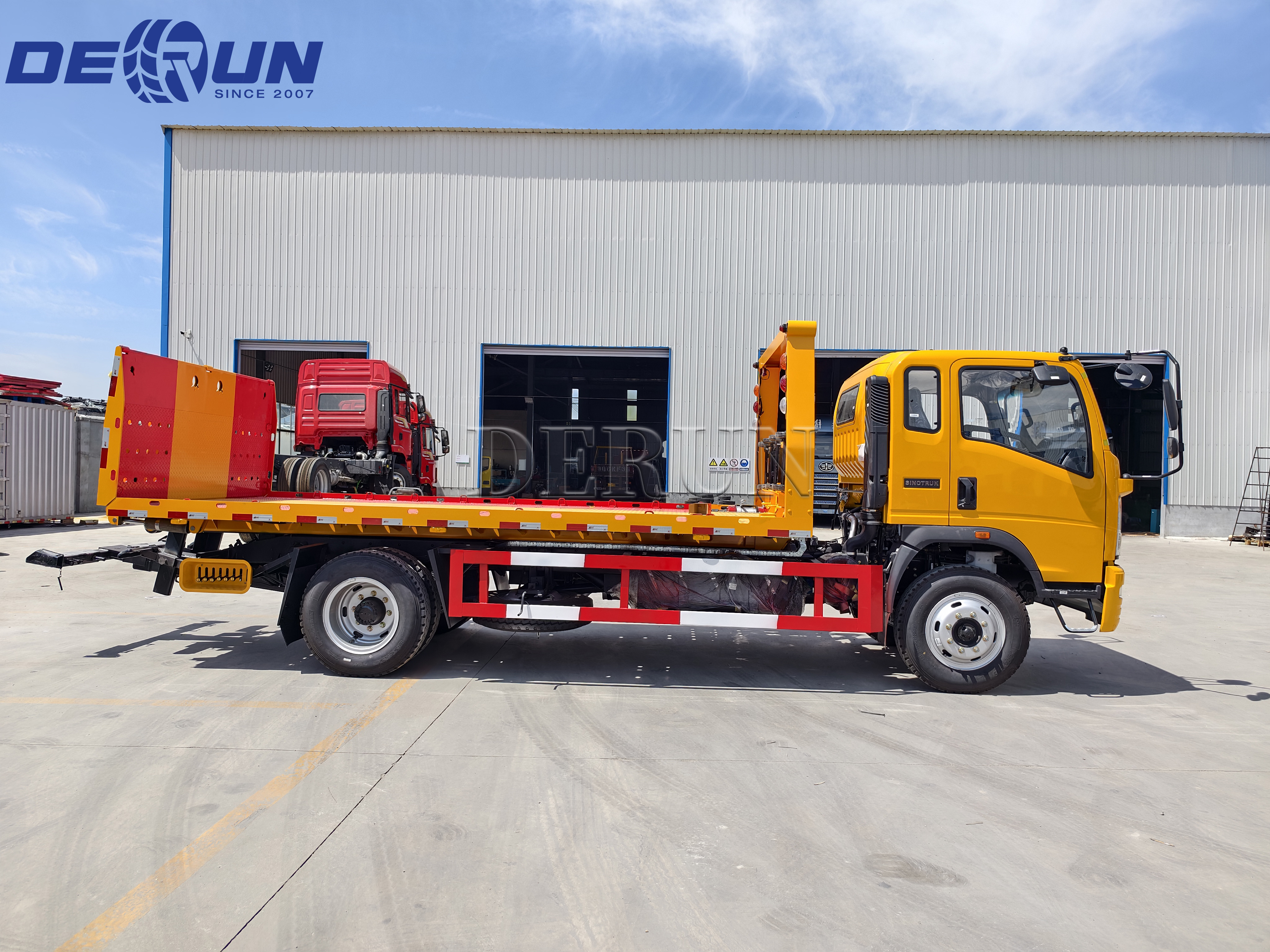 Sinotruk HOWO 4x2 Wrecker Truck bo odposlan v Nikaragvo